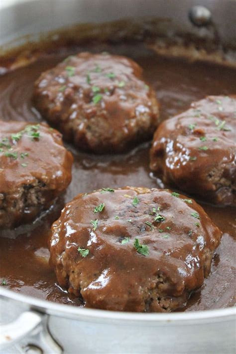 salisbury steak hamburger patties recipes